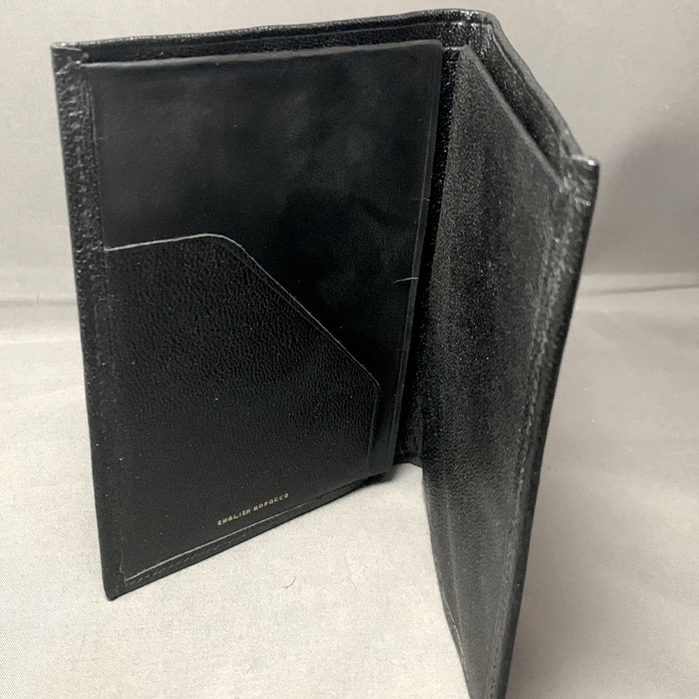 English Morocco Vintage Passport Wallet leather